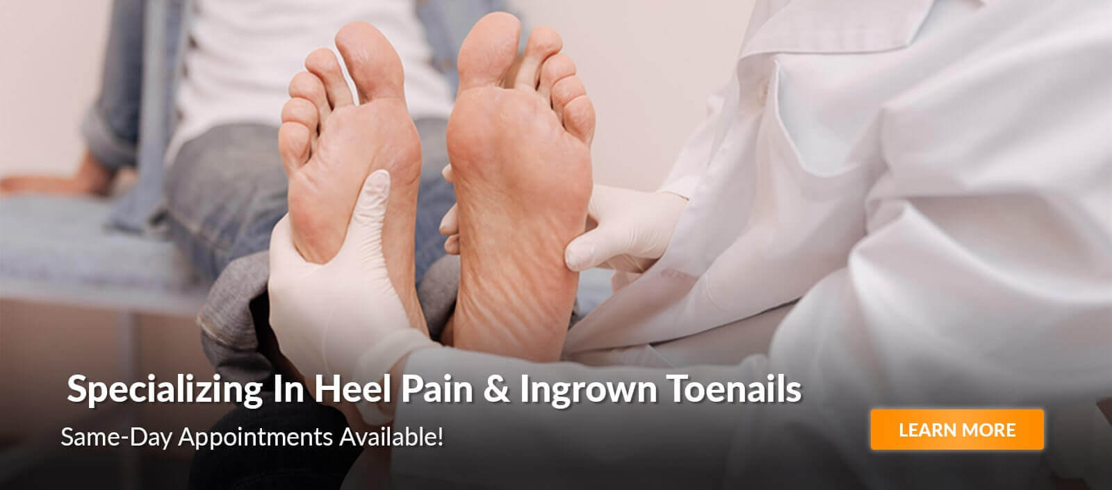 specializing in heel pain & ingrown toenails
