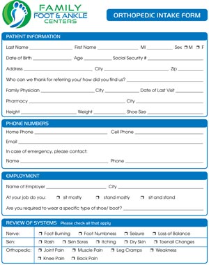 new patient forms